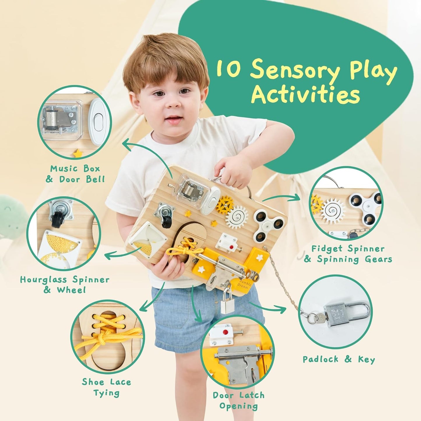 Tabla de actividades sensoriales