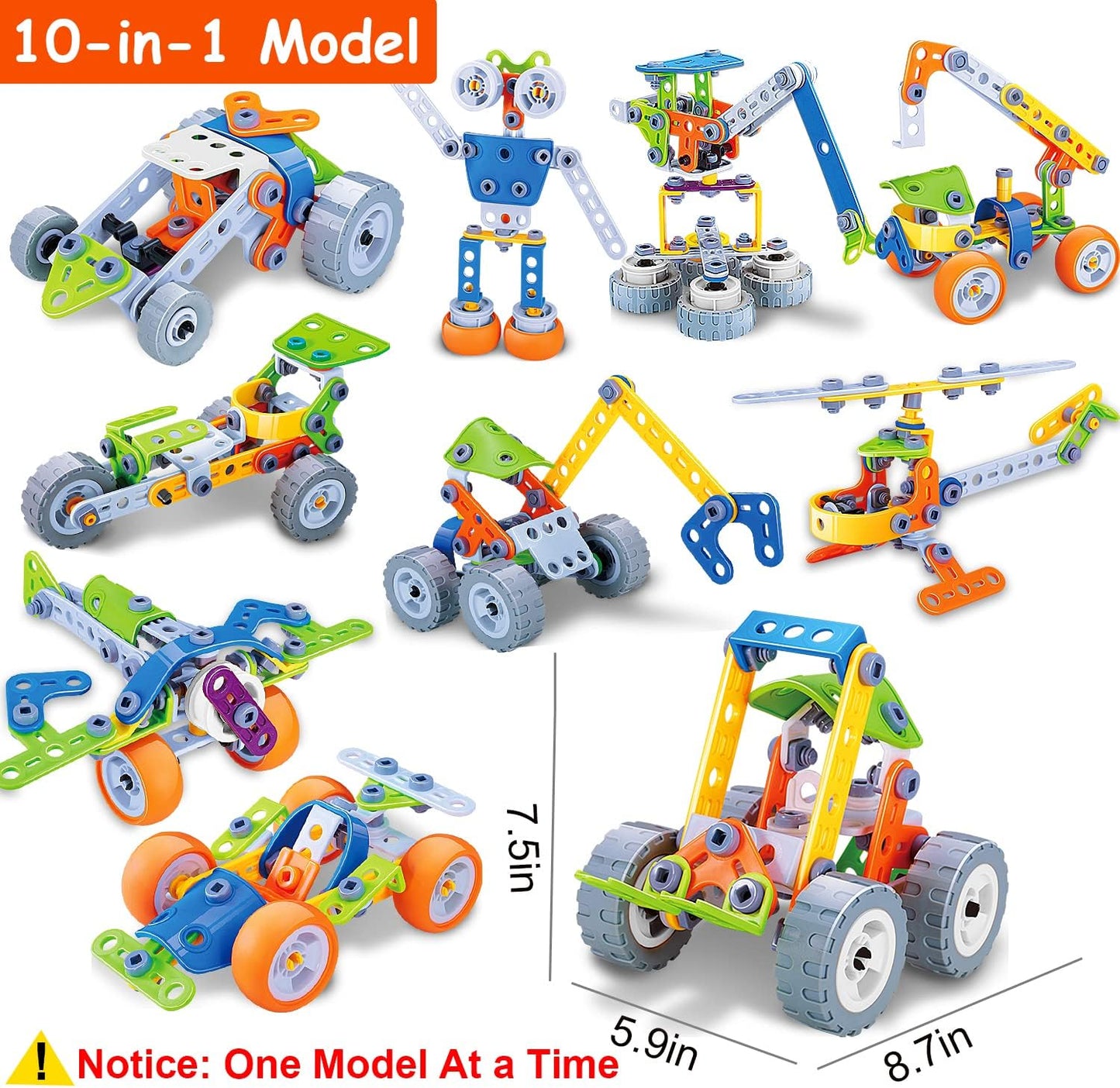 Juguetes STEM 10 en 1 Construcción