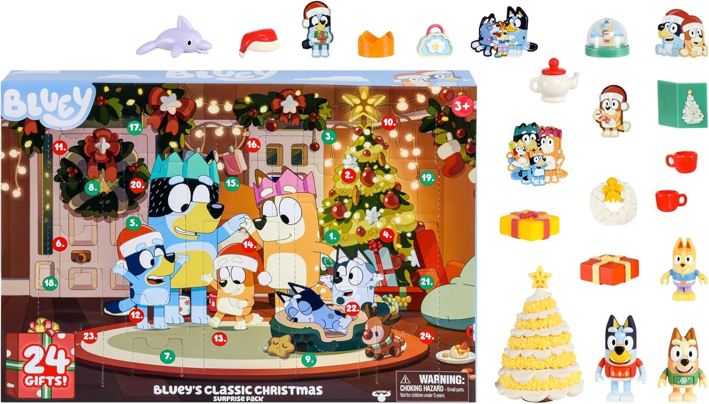 Bluey calendario de Adviento.