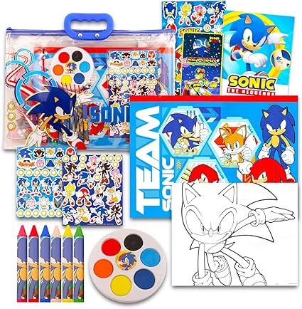 Sonic The Hedgehog Juego de dibujo y pintura