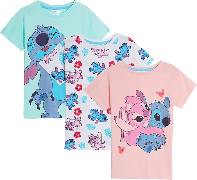 Disney Stitch - Camiseta (3 unidades)
