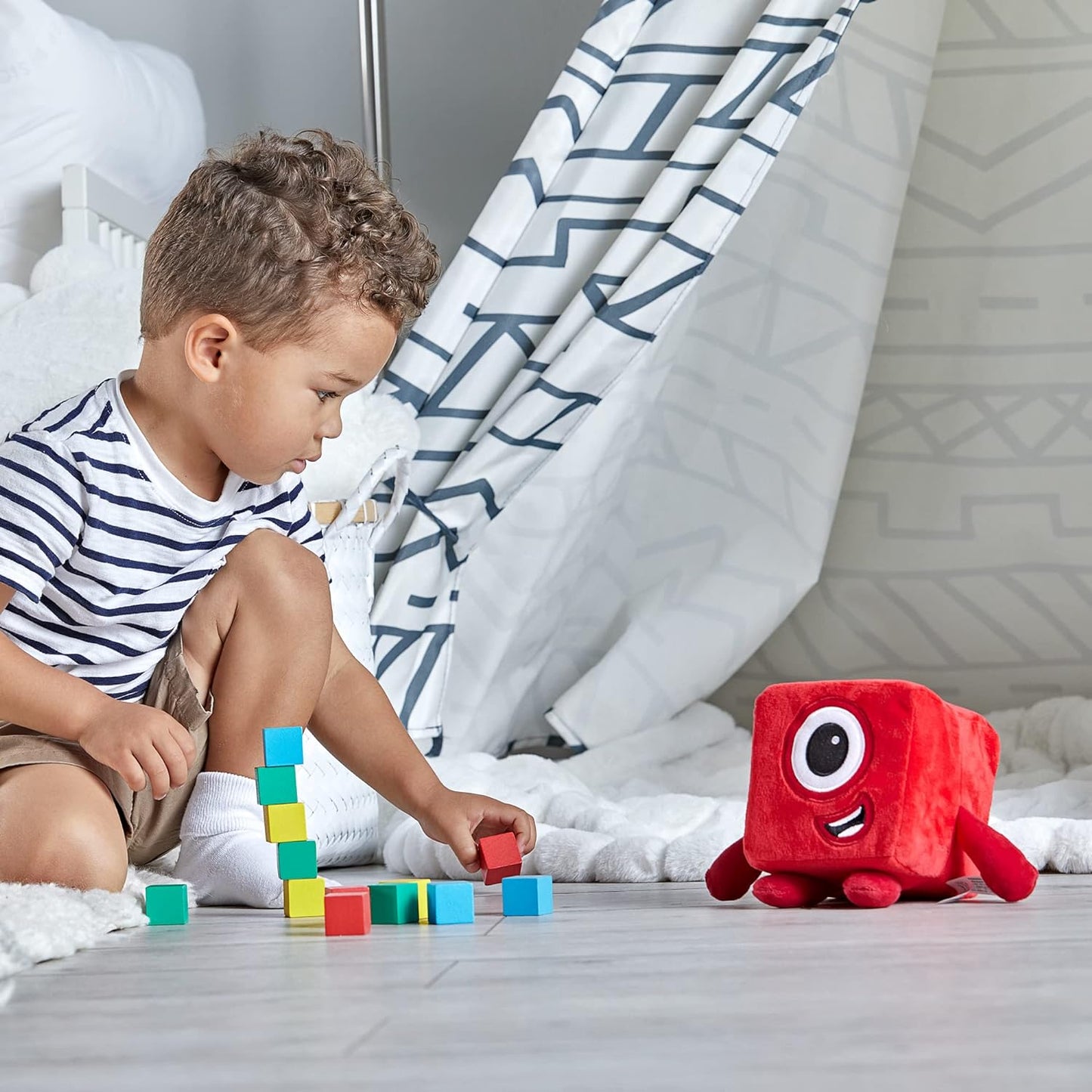 hand2mind Numberblocks One - Juguetes de peluche