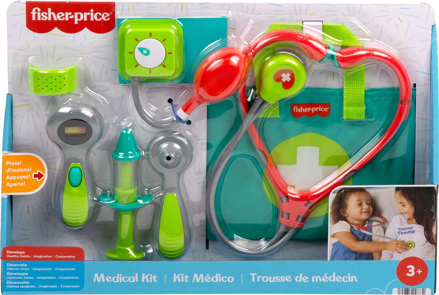 Fisher-Price Kit médico de juego de simulación