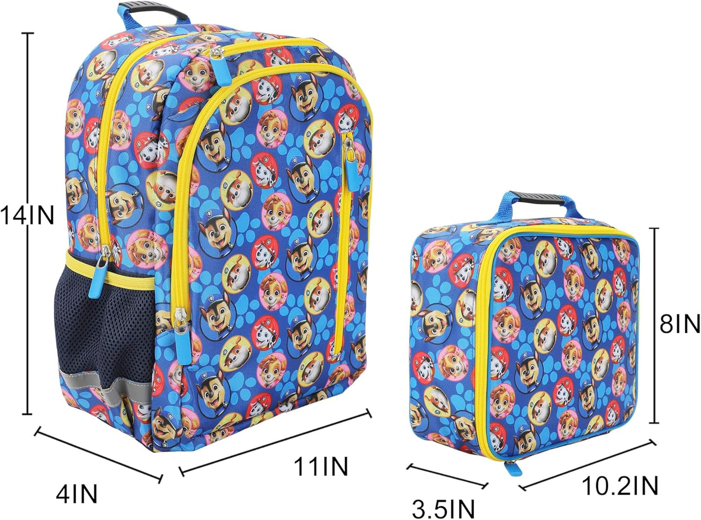 Juego combinado de mochila+lonchera / 14 pulgadas alto