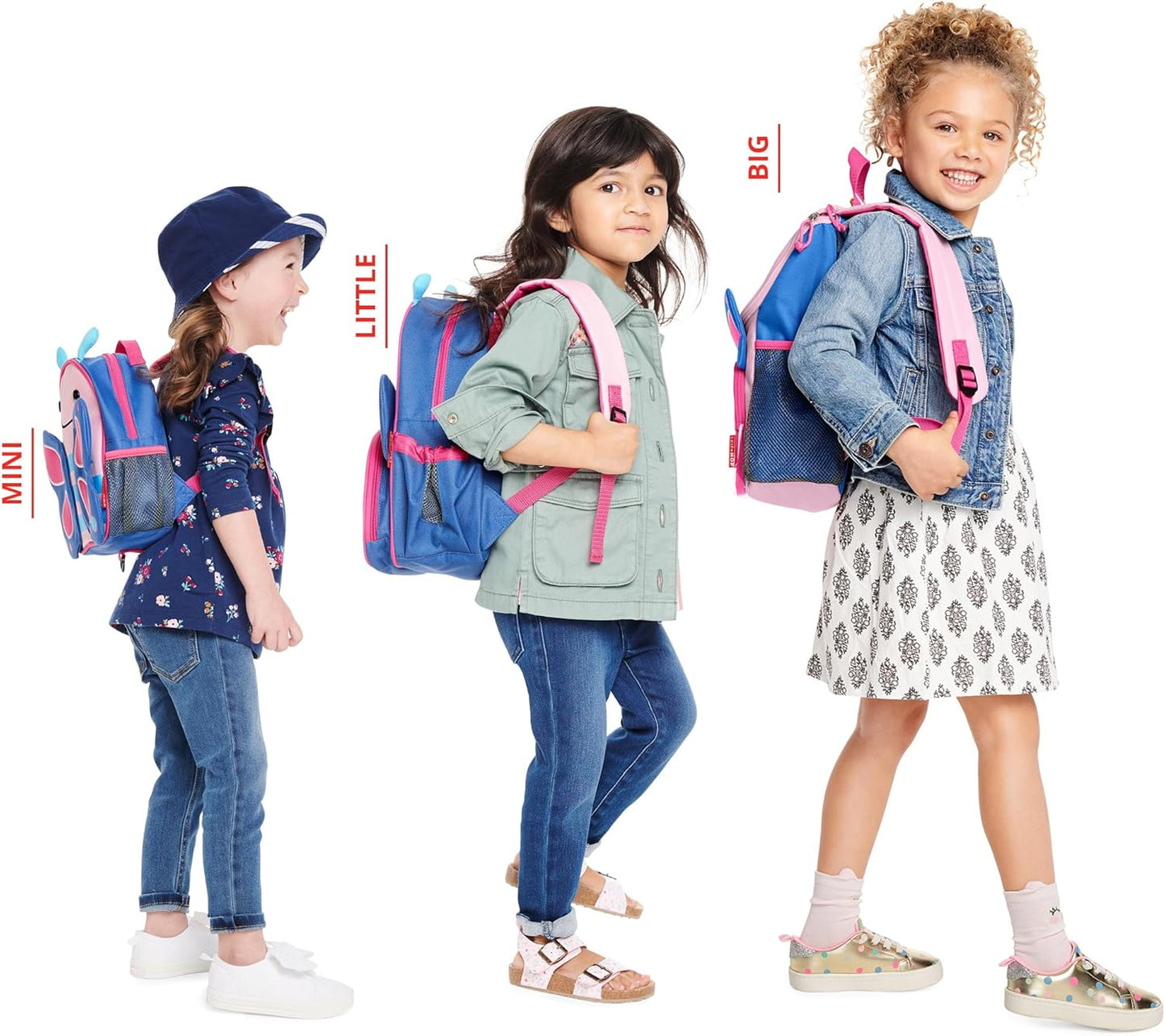 Skip Hop - Mochila, colección Zoo, mariposa / con arnes