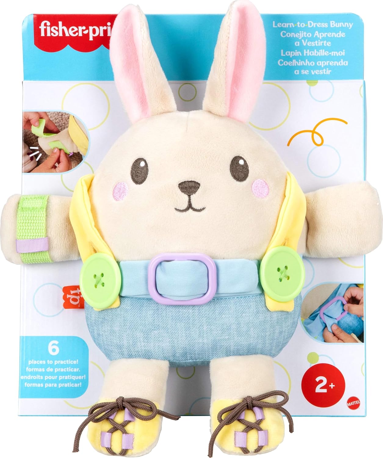 Fisher-Price Juguete educativo aprende a vestirse