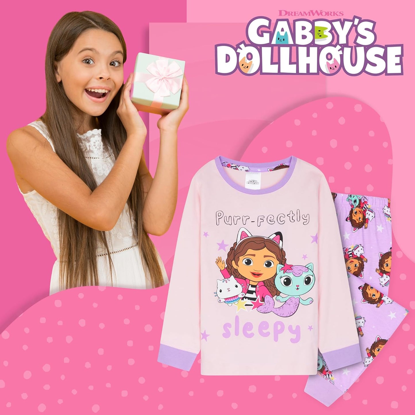 Gabby's Dollhouse Conjunto de pijama