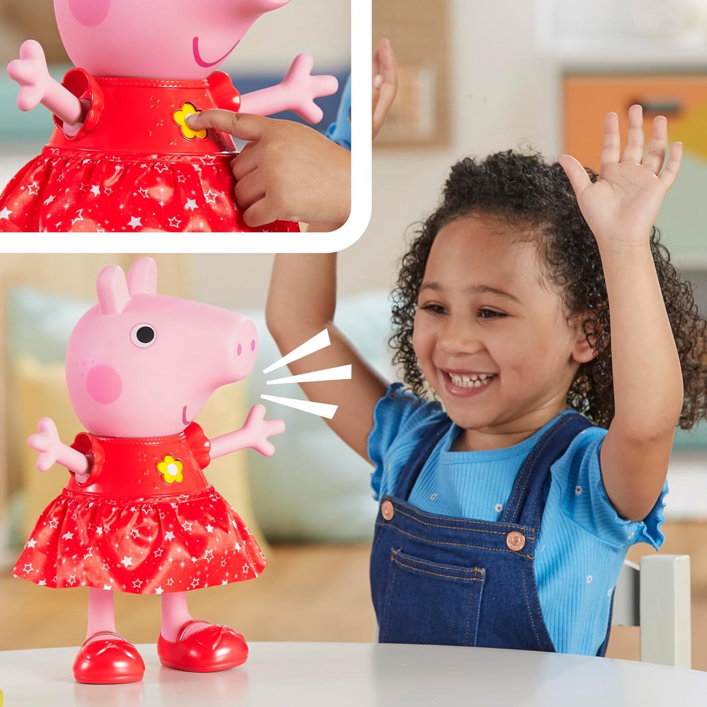Peppa Pig Peppa's - Muñeco de fiesta cantando y bailando
