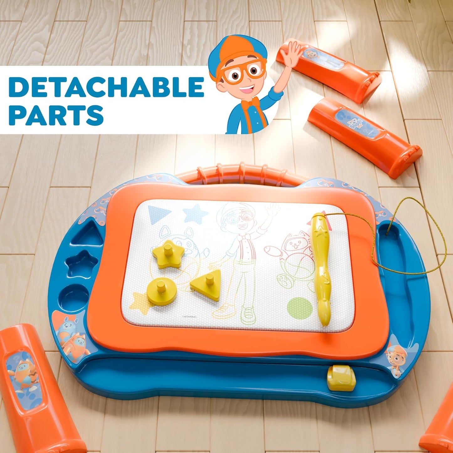 Blippi Juguete- Tableta de escritura magnética