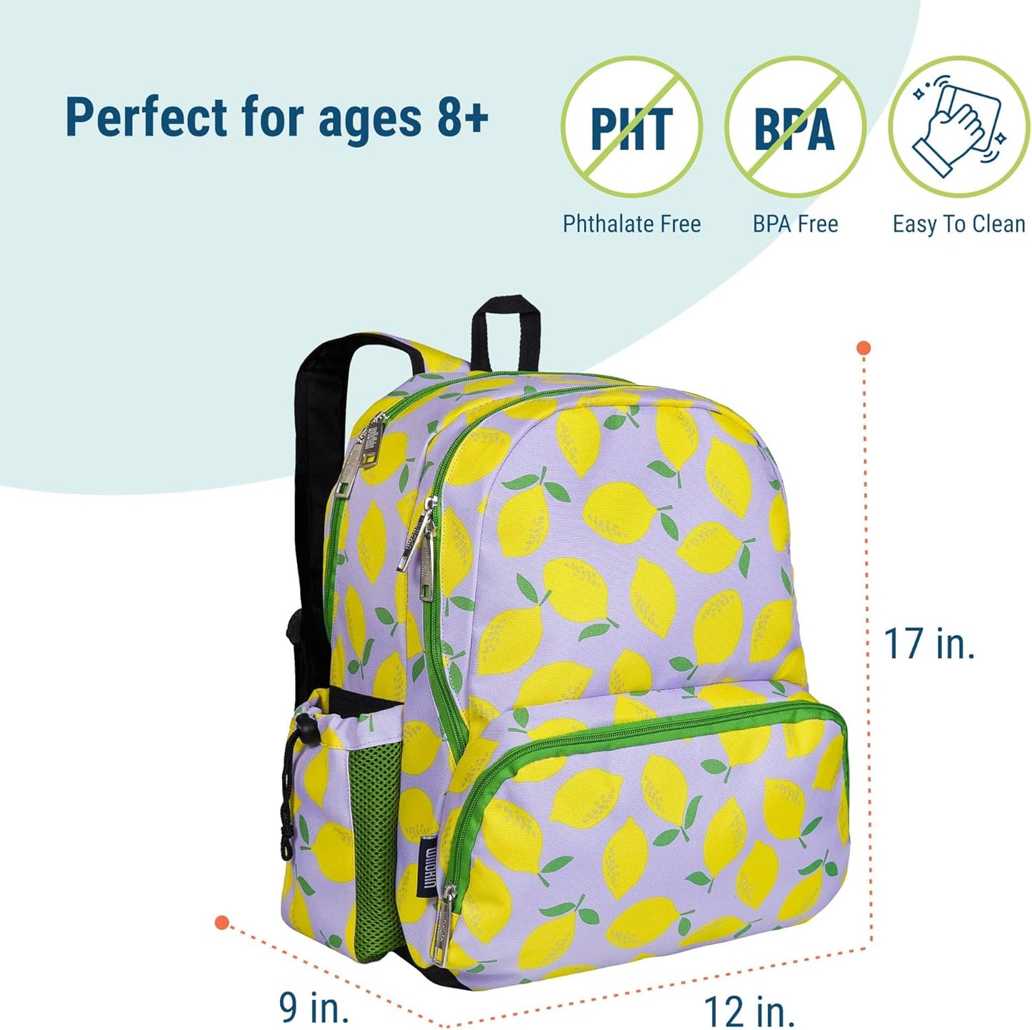 Wildkin Mochila infantil de 17 pulgadas