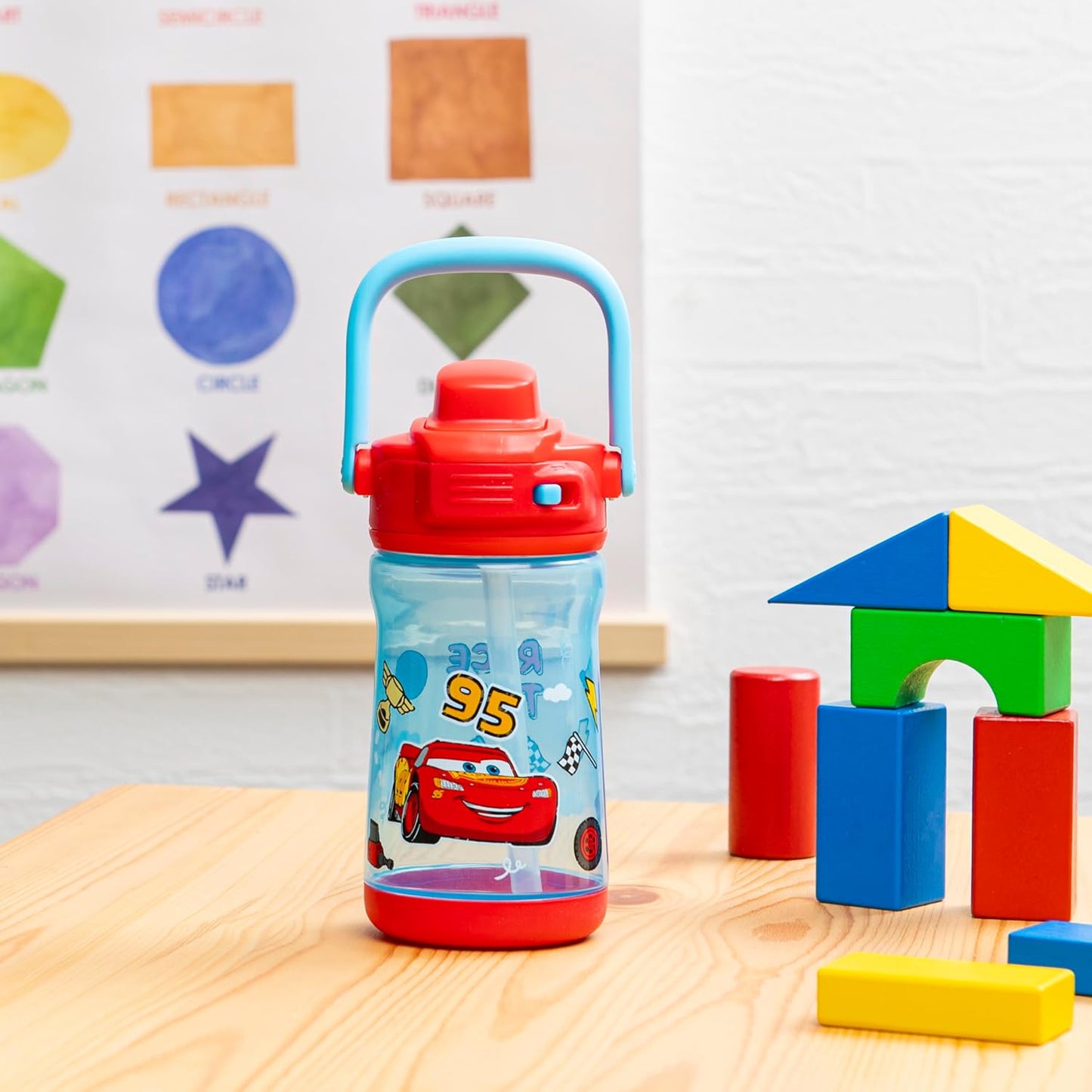 Zak Designs Botella de agua plástico de 12 onzas