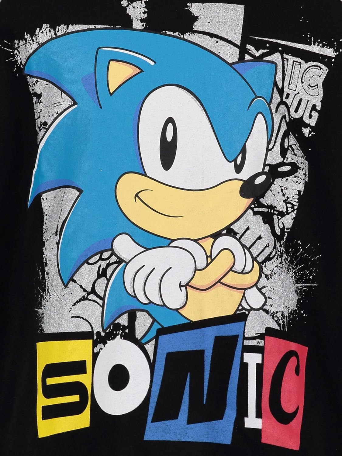 SEGA Sonic The Hedgehog - Paquete de 2 camisetas
