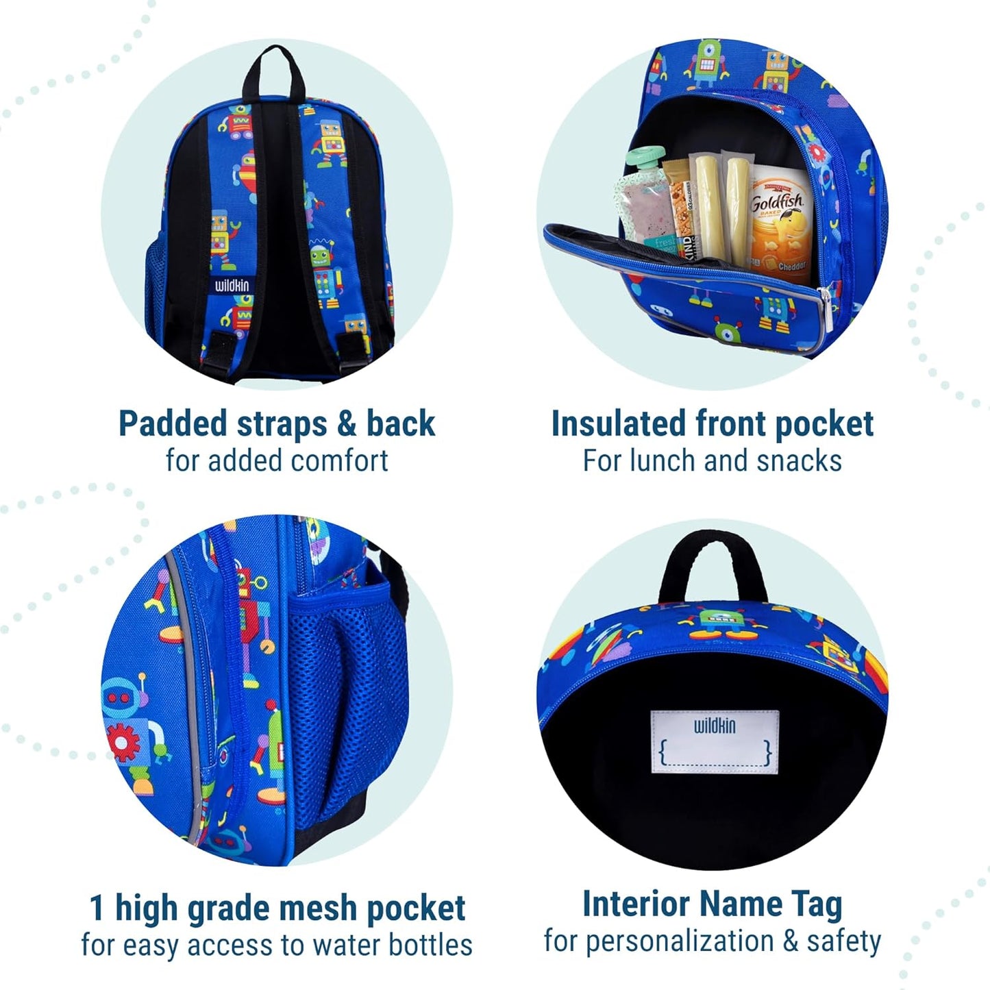 Wildkin - Mochila de 12 pulgadas