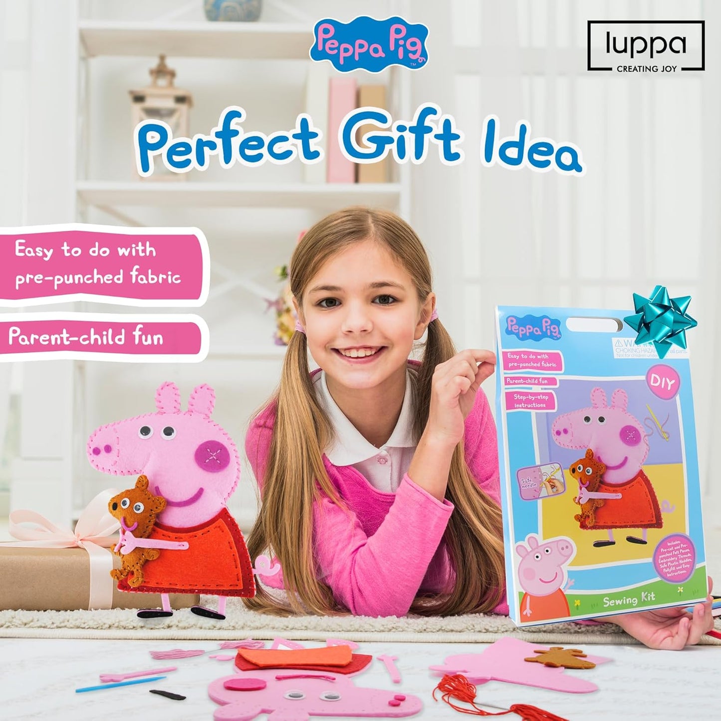 kit de costura para niños – Peppa Pig