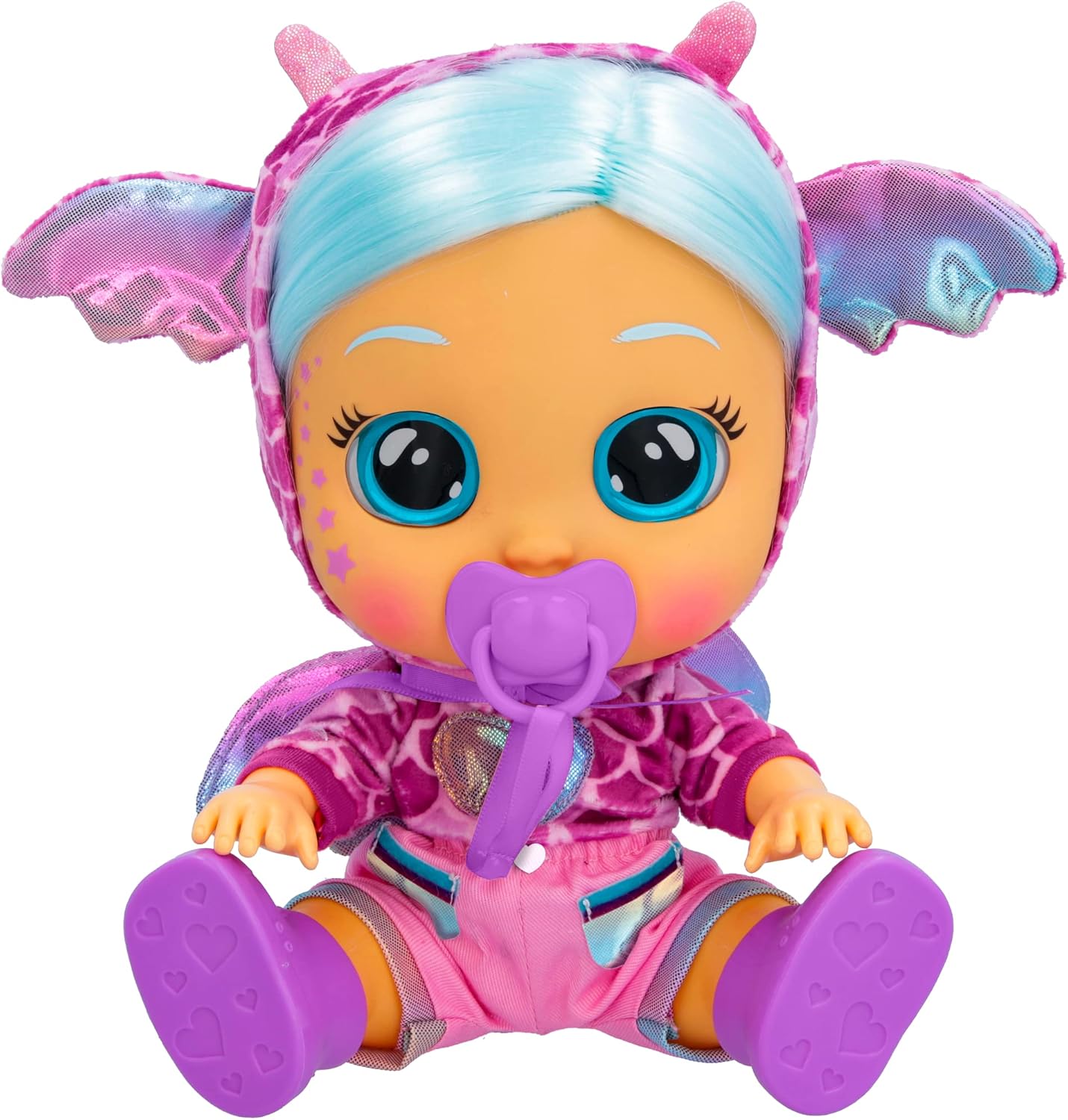 Cry Babies Dressy Fantasy Bruny - Muñeca bebé de 12 pulgadas