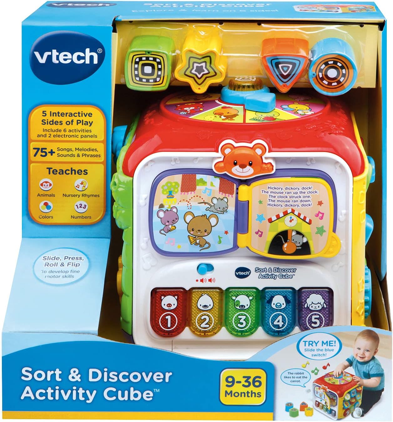 Cubo VTech de actividades para ordenar y descubrir