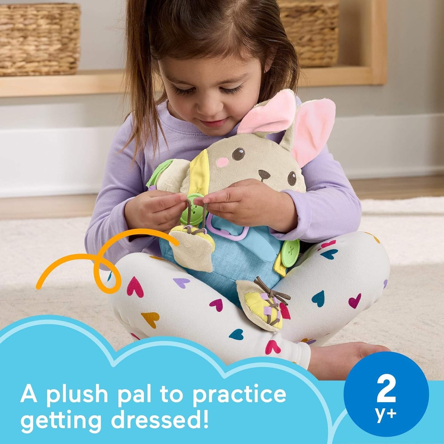 Fisher-Price Juguete educativo aprende a vestirse