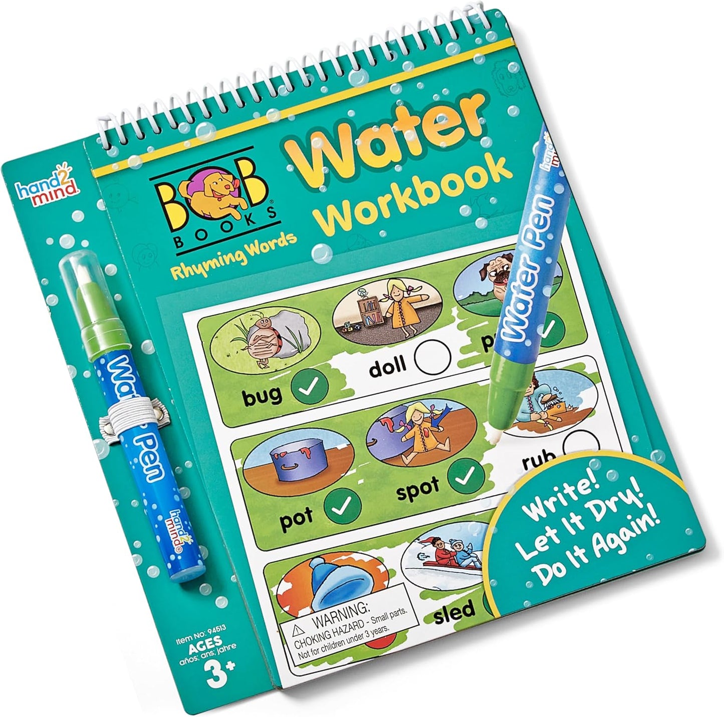 hand2mind Bob Books - Libro de ejercicios de agua