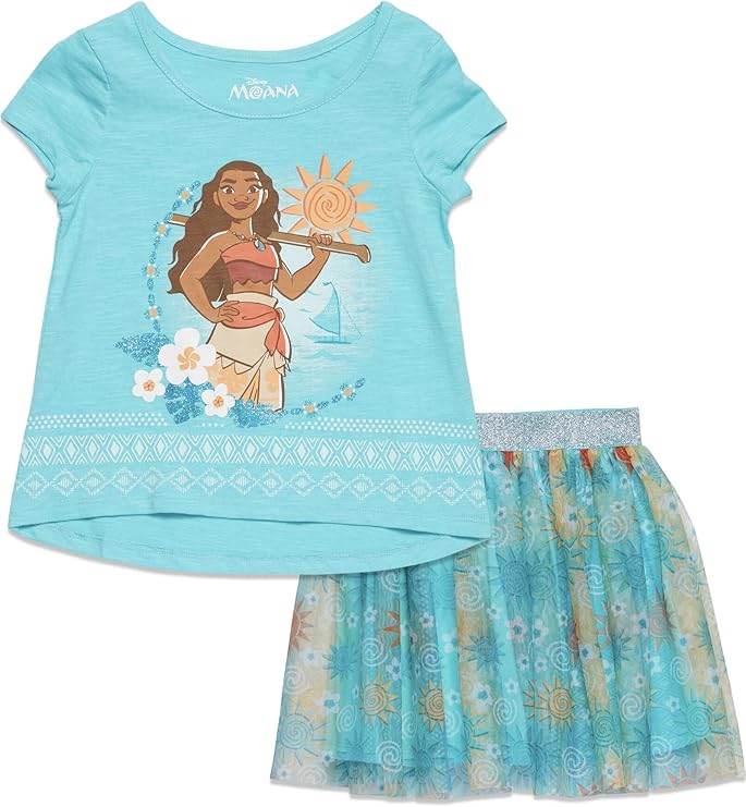 Disney Moana - Camiseta y falda con estampado