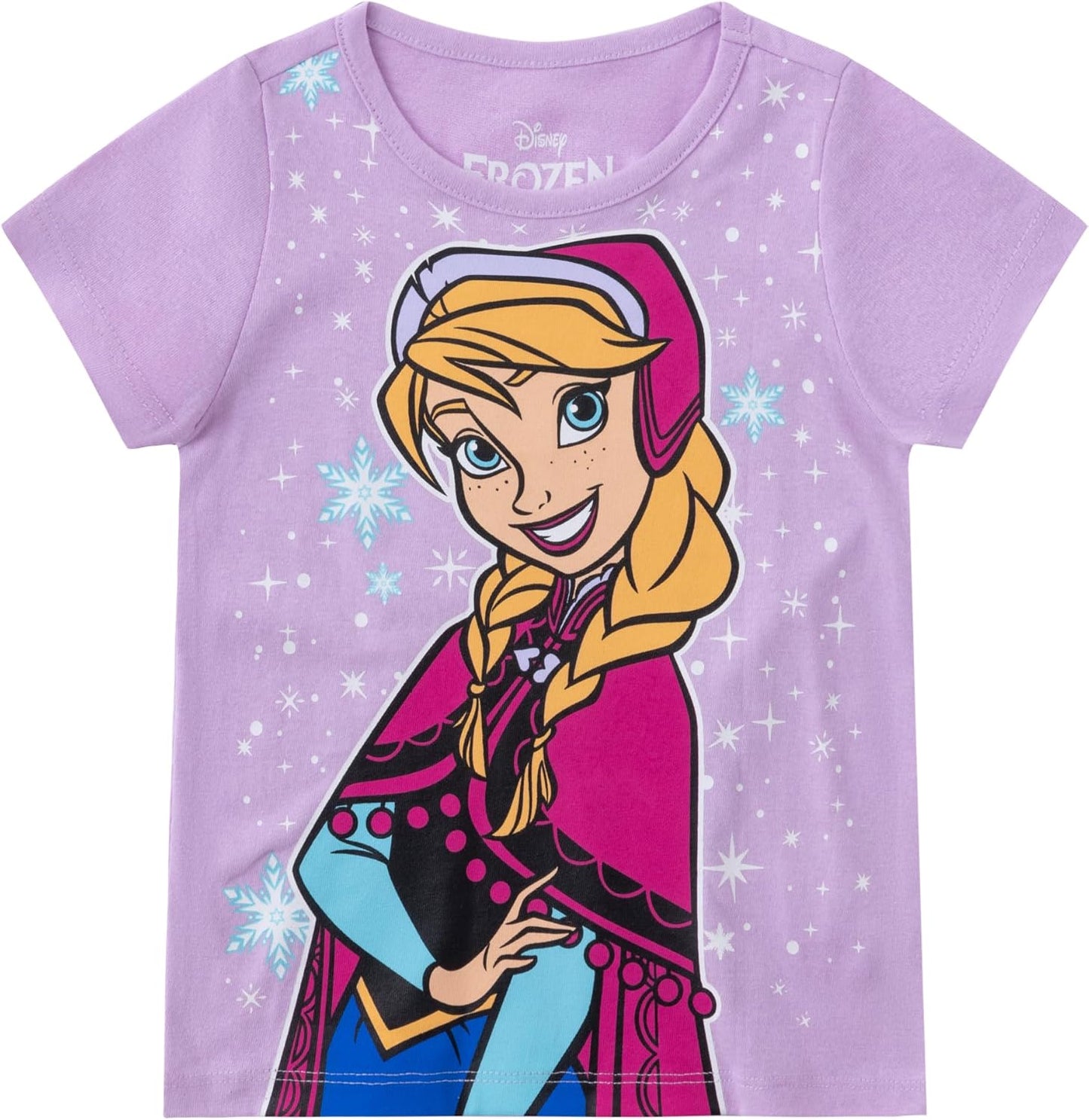 Disney Frozen Elsa, Anna y Olaf - Camiseta de manga corta