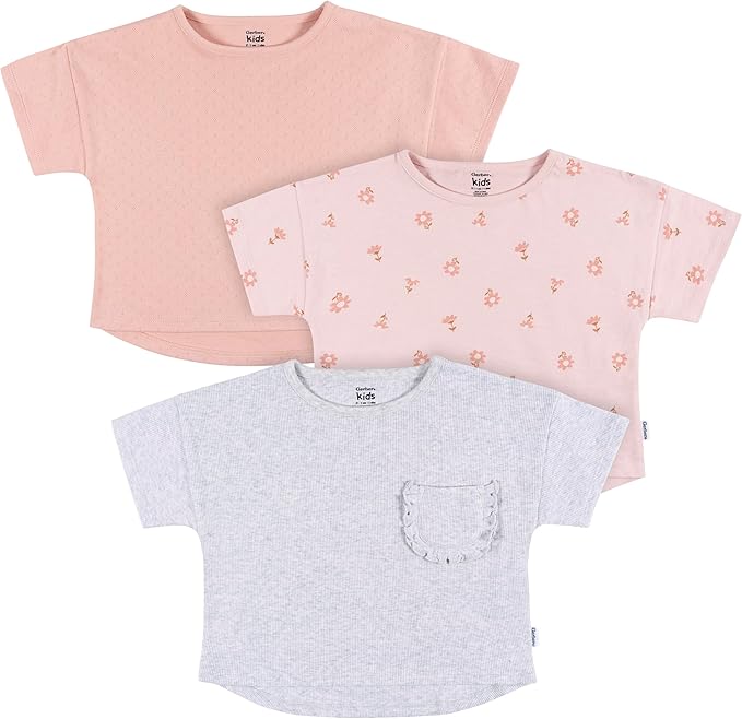 Gerber Paquete de 3 camisetas de manga corta