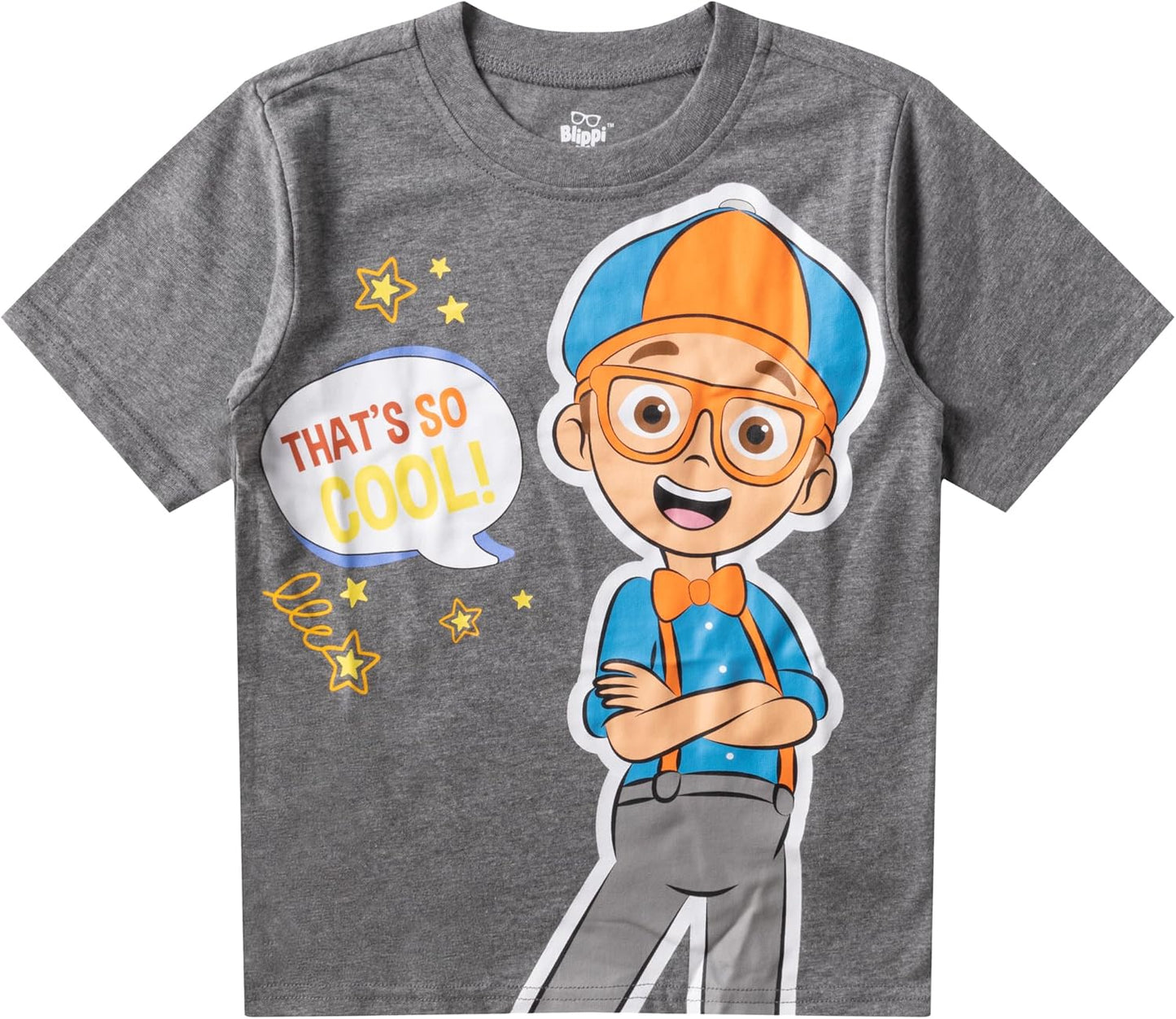 Blippi Conjunto de camiseta de 3 piezas para niños, sudadera con capucha y pantalones