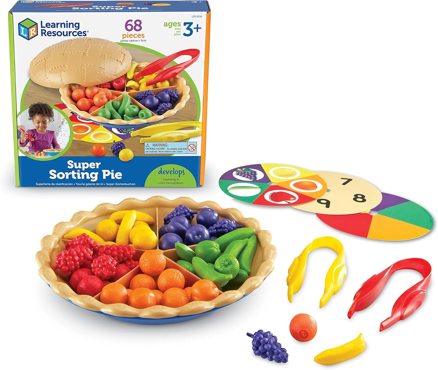Juego de aprendizaje para niños Learning Resources con tarta rellena