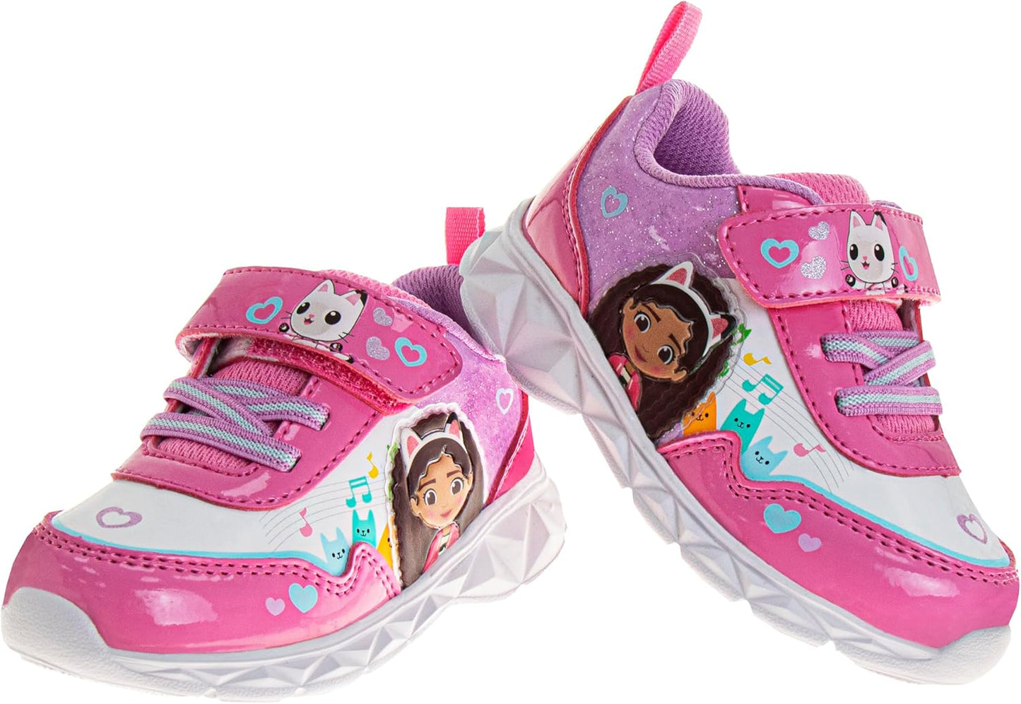 Gabby's Dollhouse - Tenis LED con correa fácil