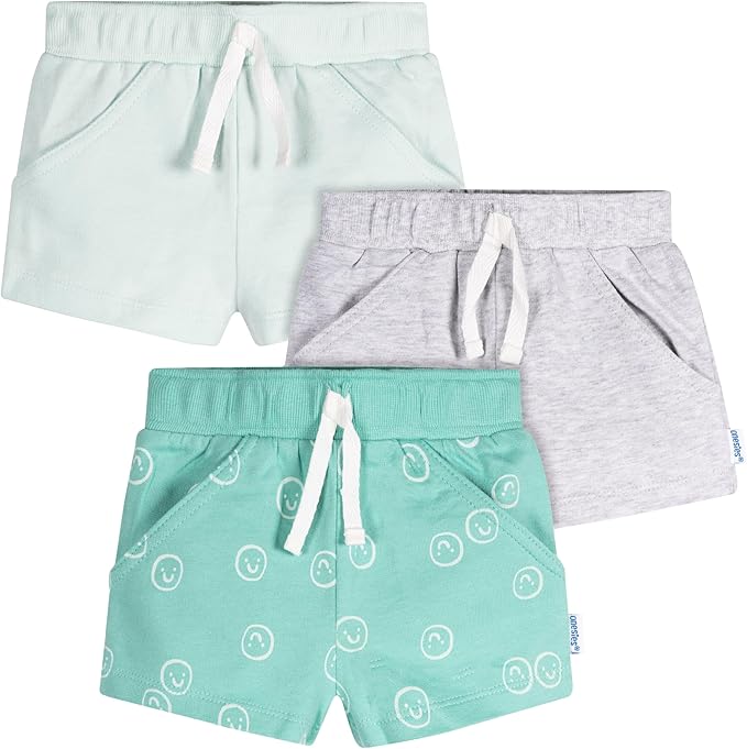 Onesies Brand Paquete de 3 pantalones cortos