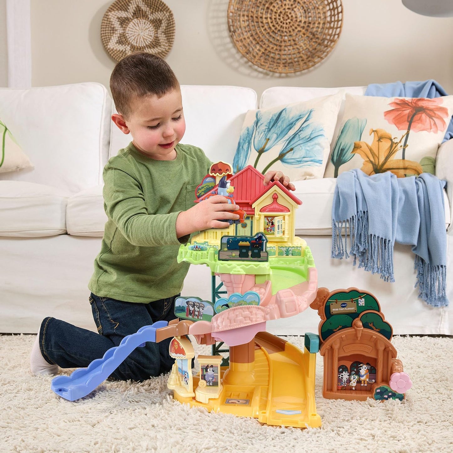 VTech Bluey Road Trip - Juego de vehículos