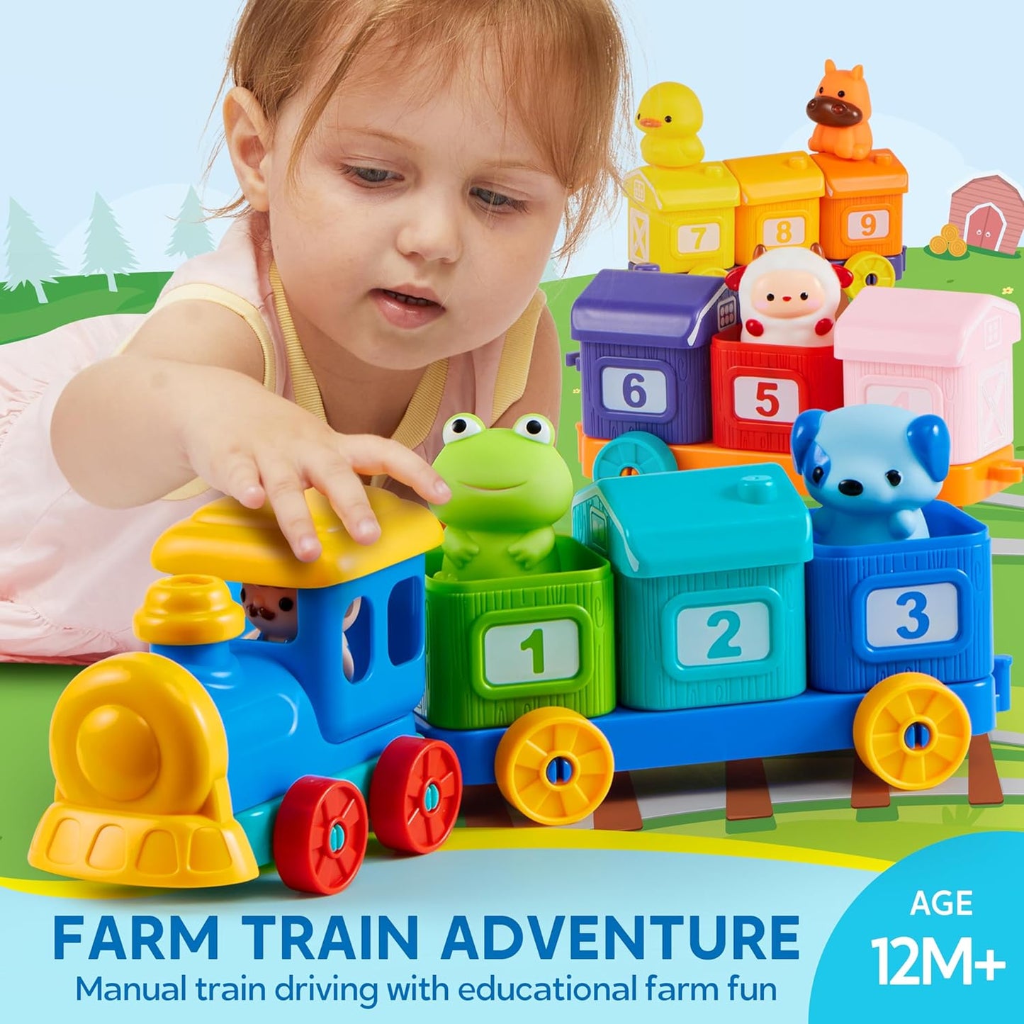 tren de granja Montessori