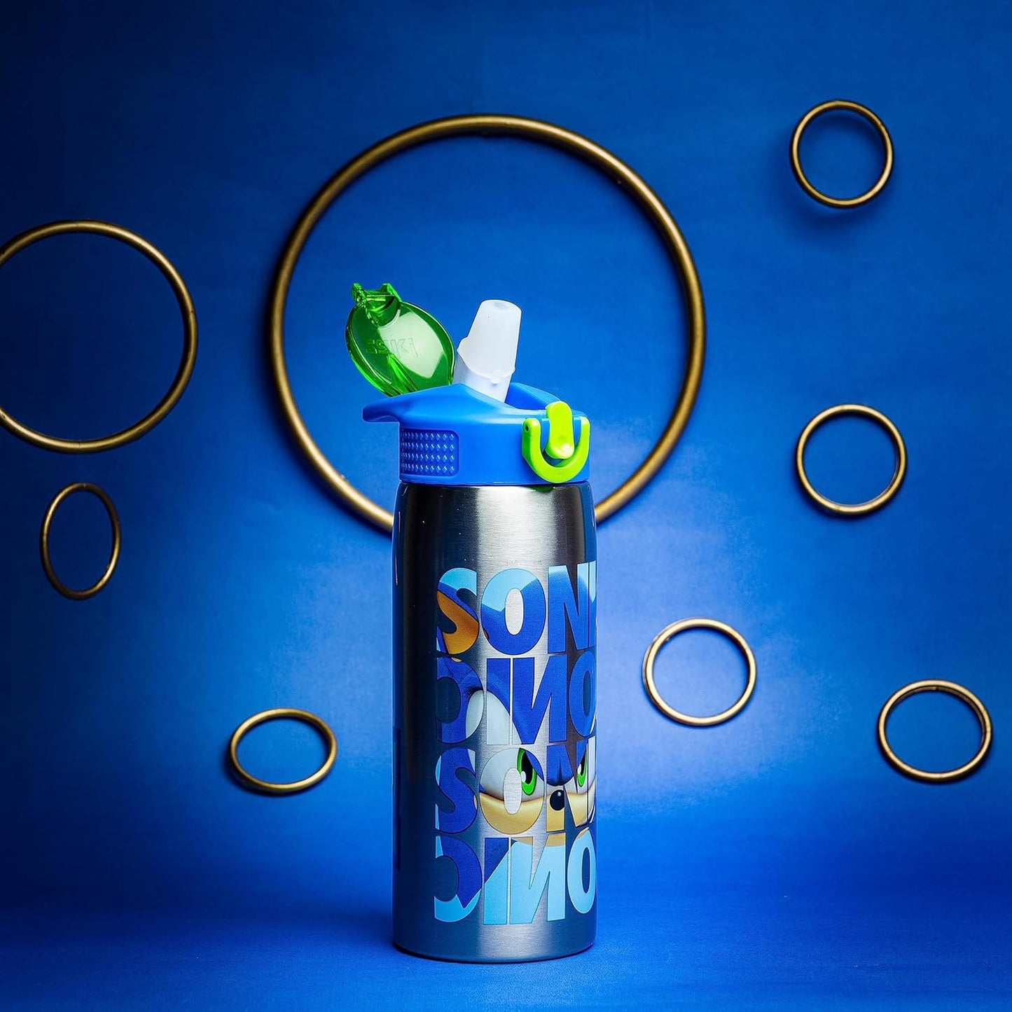 Zak Designs botella de agua de acero inoxidable de 19 onzas
