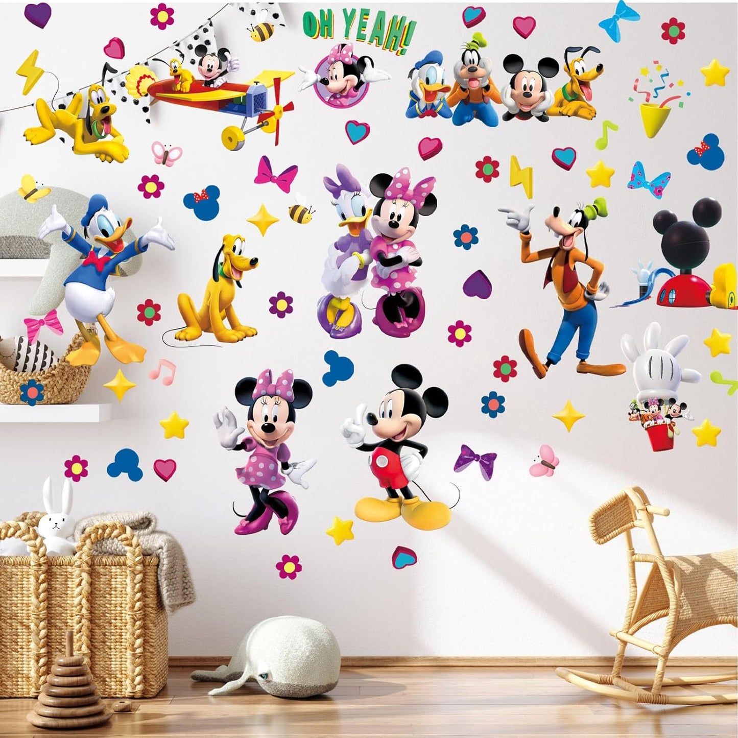 Calcomanías de pared de Mickey