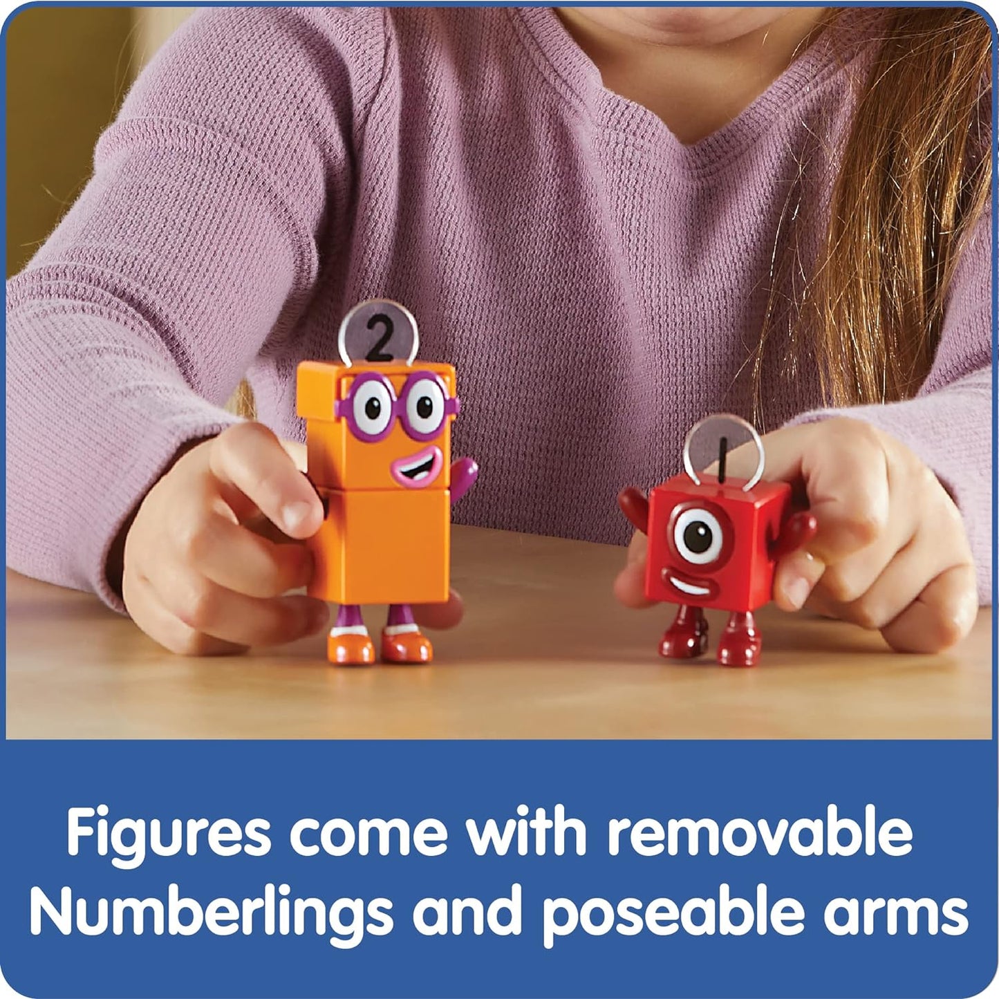 Numberblocks Uno y Dos con Bici