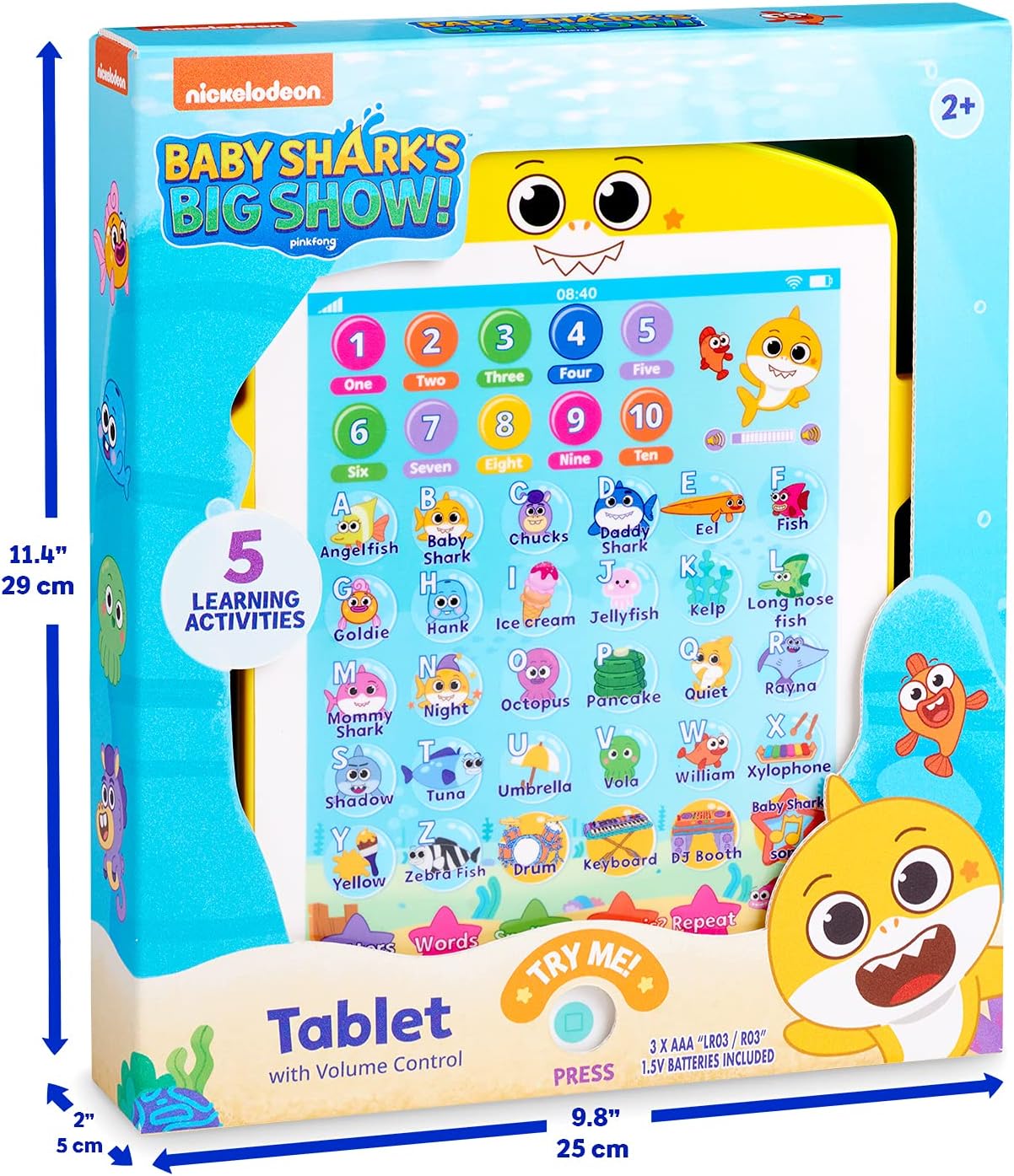 La tableta de tiburón bebé Juguete Baby Shark