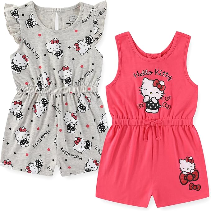 Hello Kitty Sanrio - Paquete de 2 mamelucos