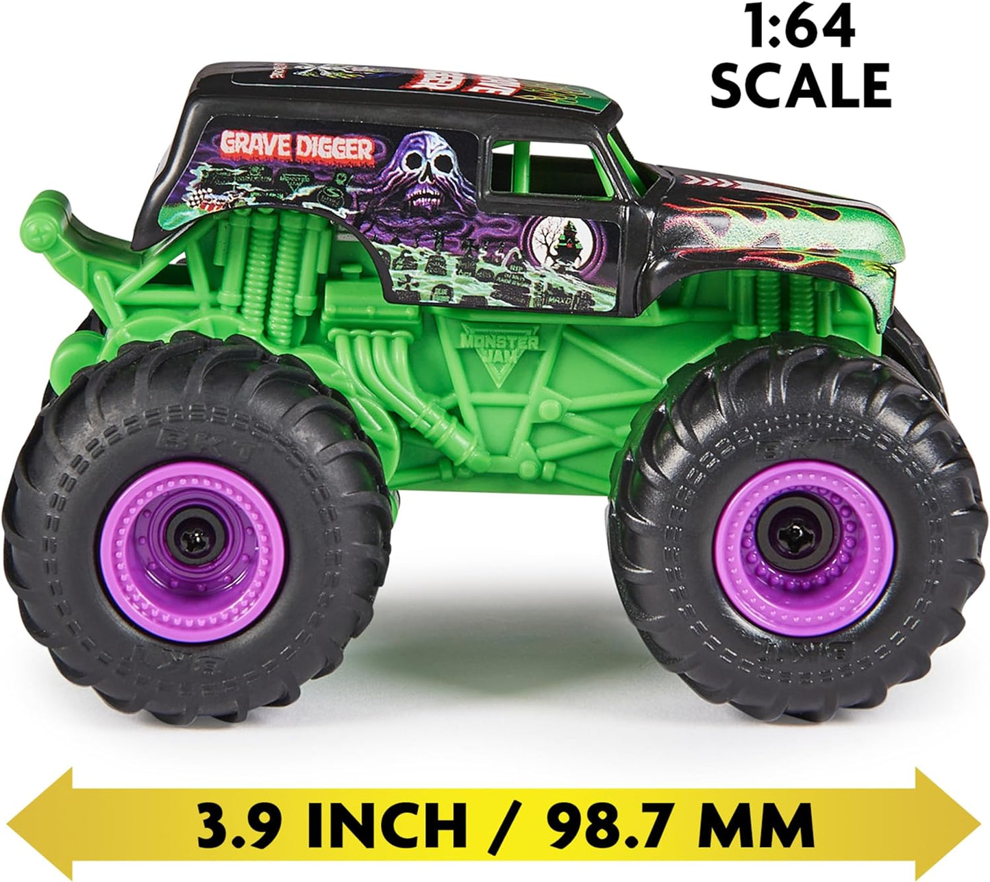 Monster Jam, Camión monstruo oficial de Grave Digger a control remoto con rampa