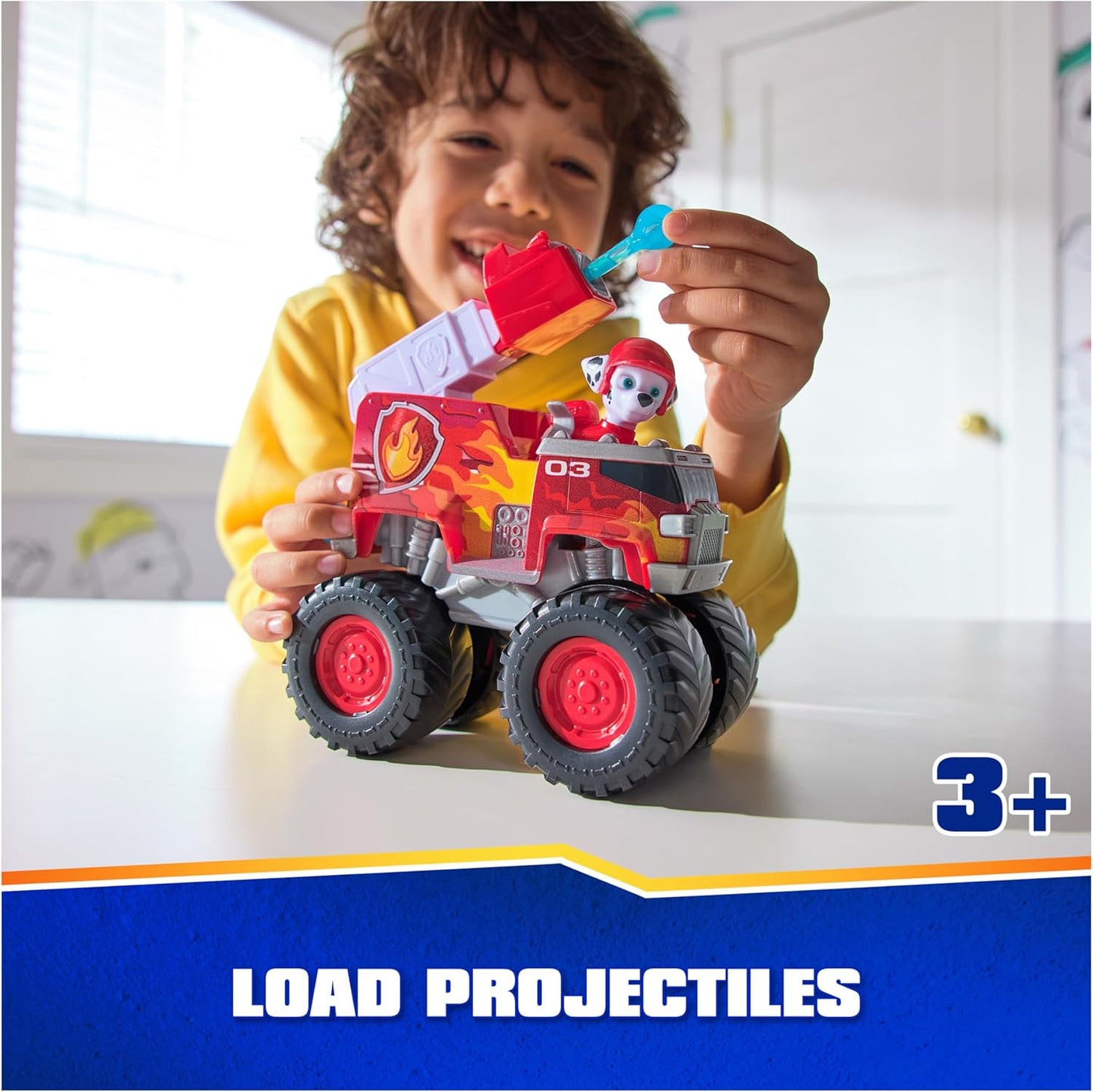 Paw Patrol - Camión de juguete con lanzador de proyectiles