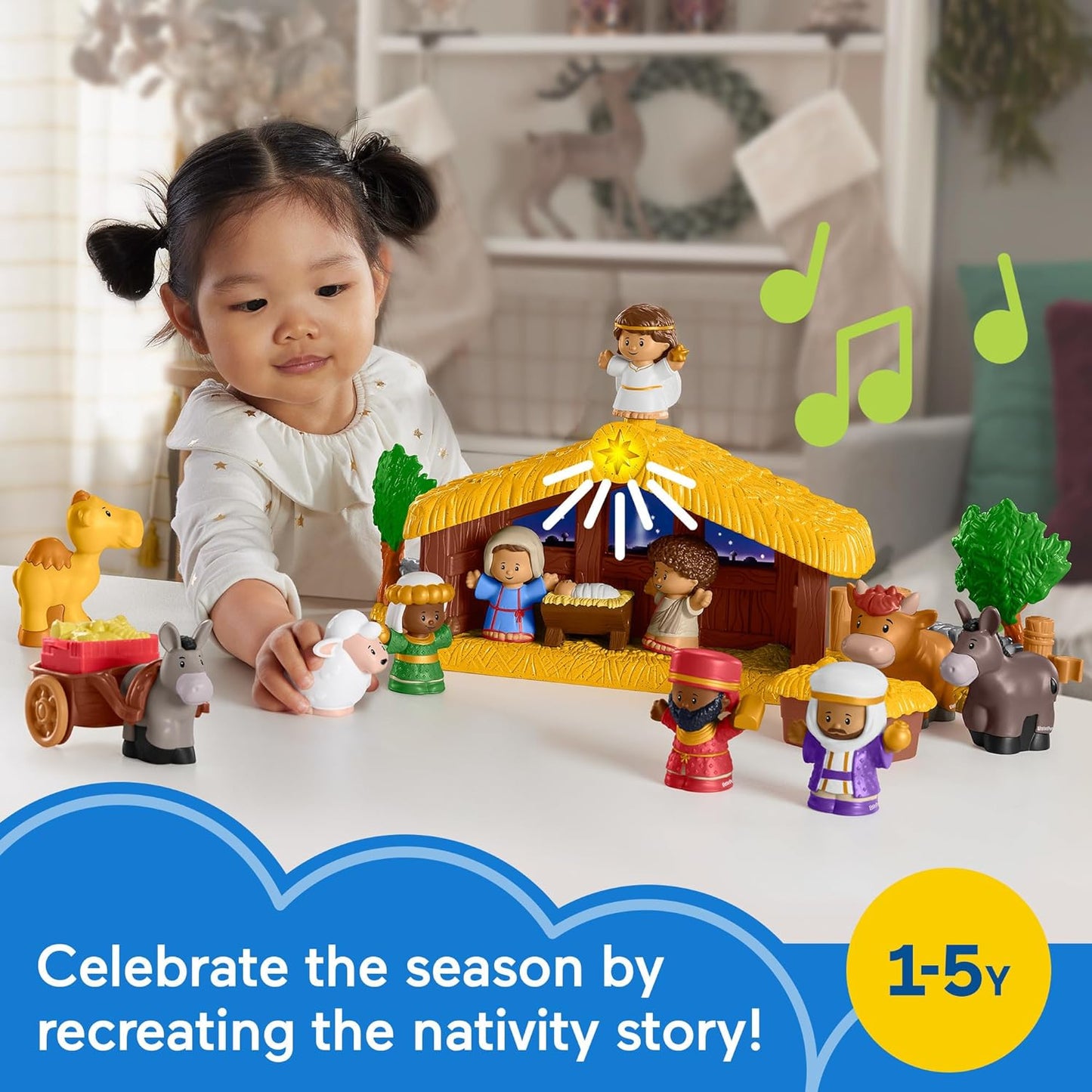 Fisher-Price Little People - Juego de Belén