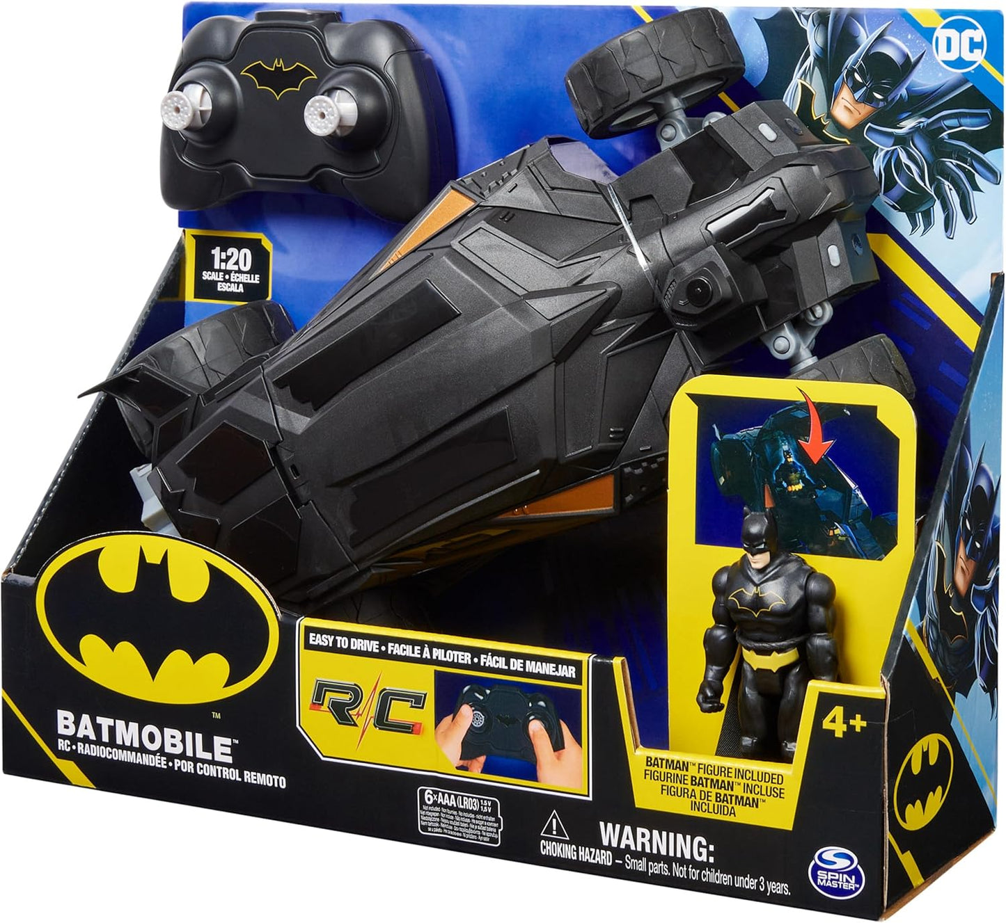 DC Comics, Batman Batmobile Auto a control remoto