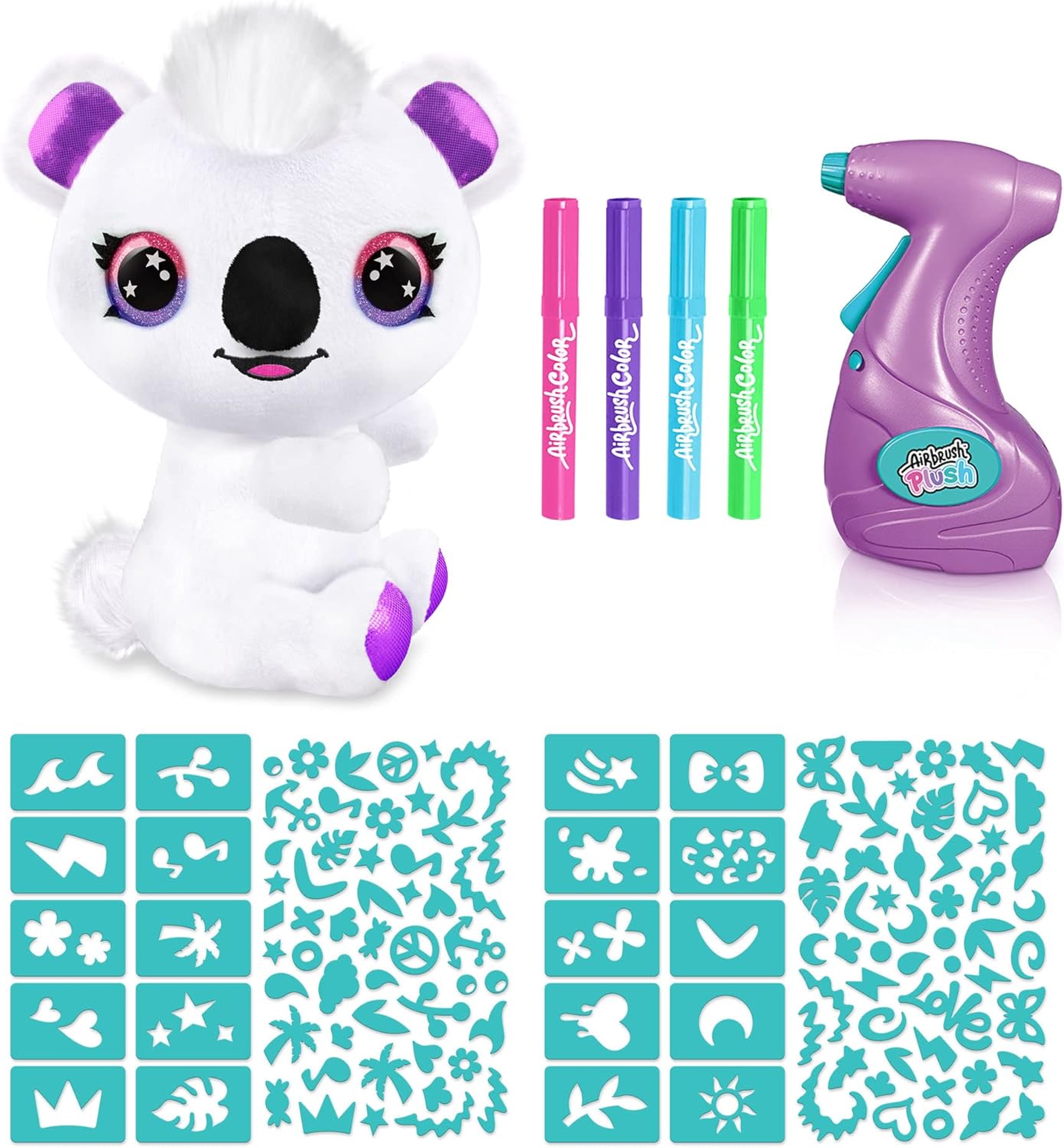 Canal Toys Personaliza el koala grande de peluche con aerógrafo. Decora, lava, repite.