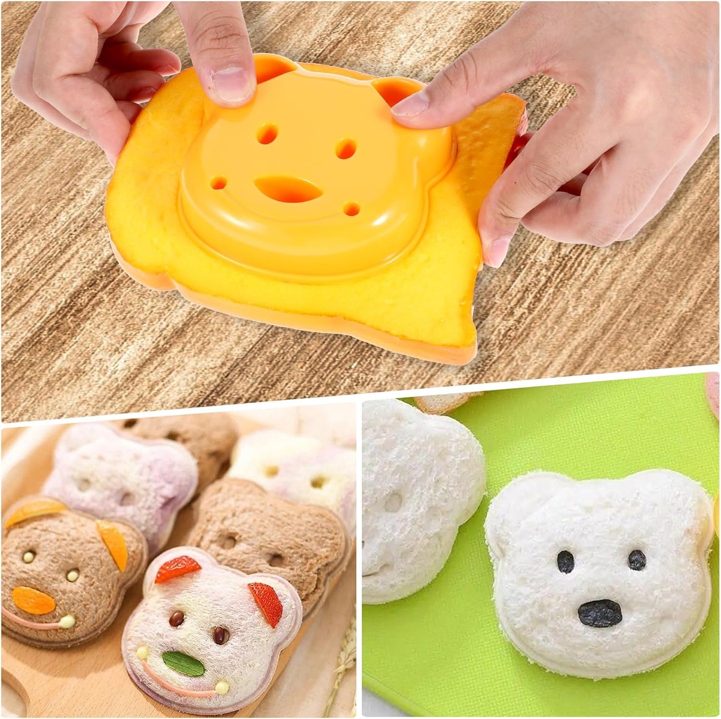 24 cortadores y selladores de sándwiches Meriendas Creativas