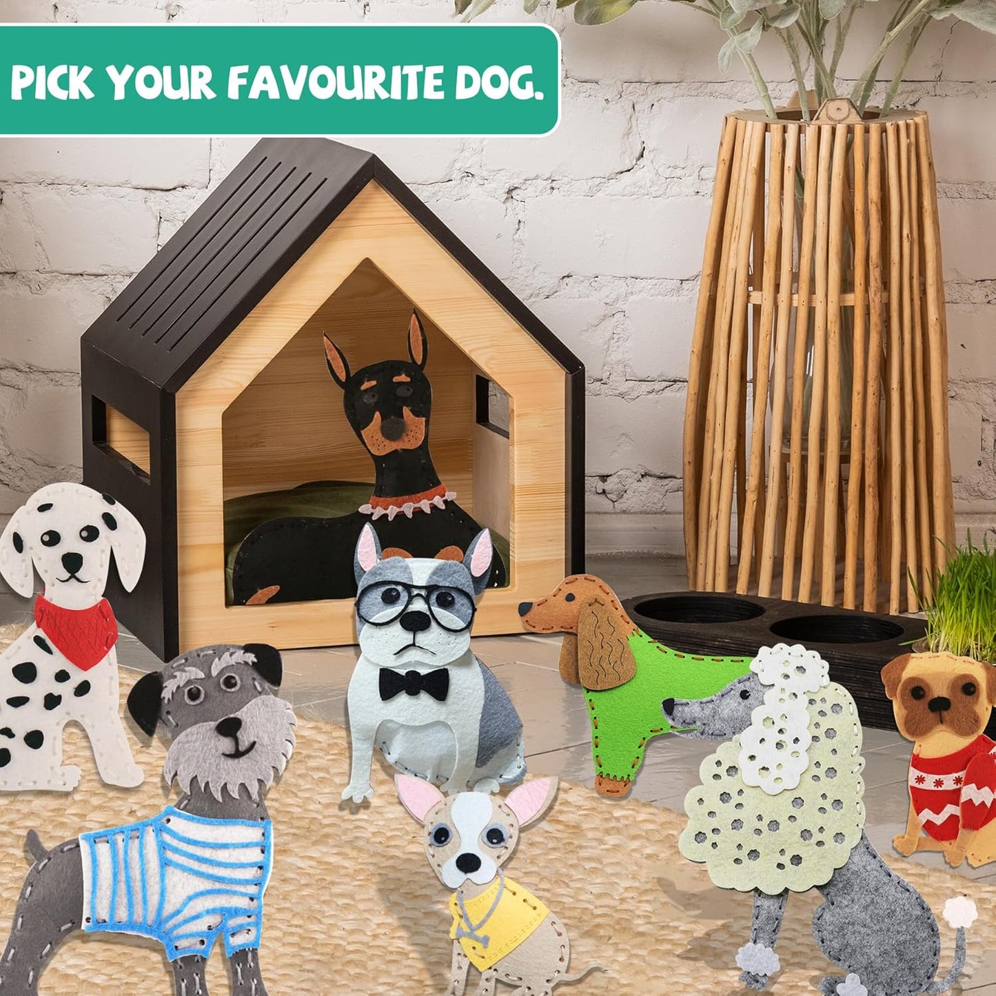 Kit de costura para cachorros