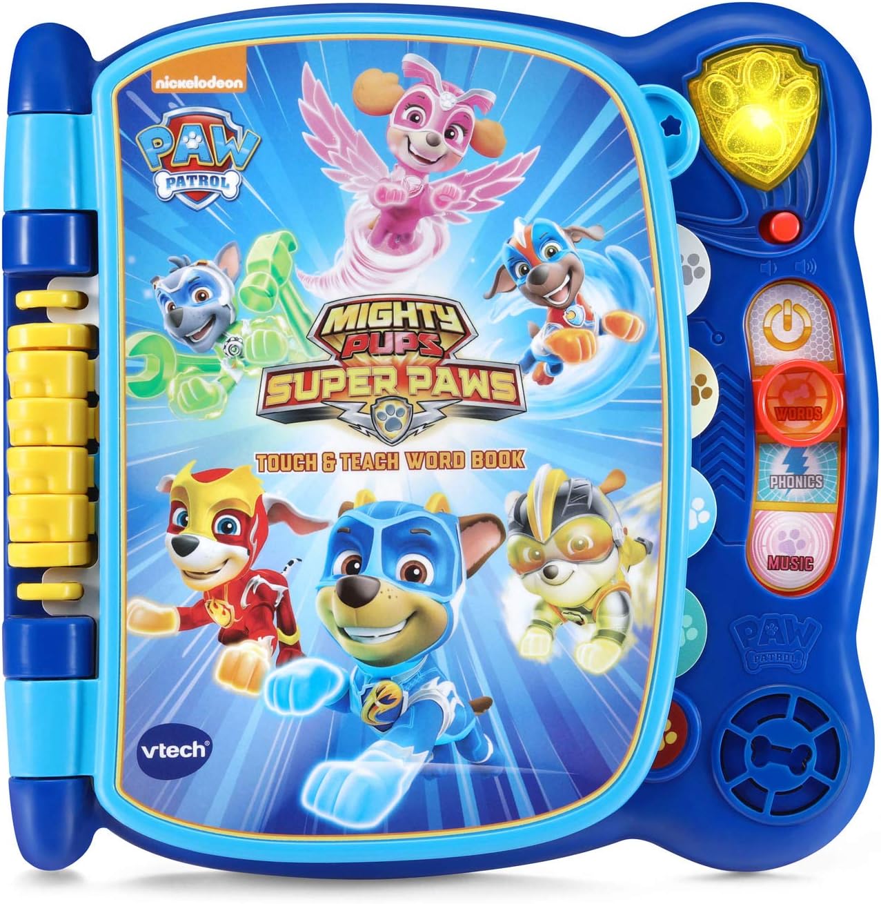 VTech - Libro de palabras para tocar y enseñar de Mighty Pups de PAW Patrol