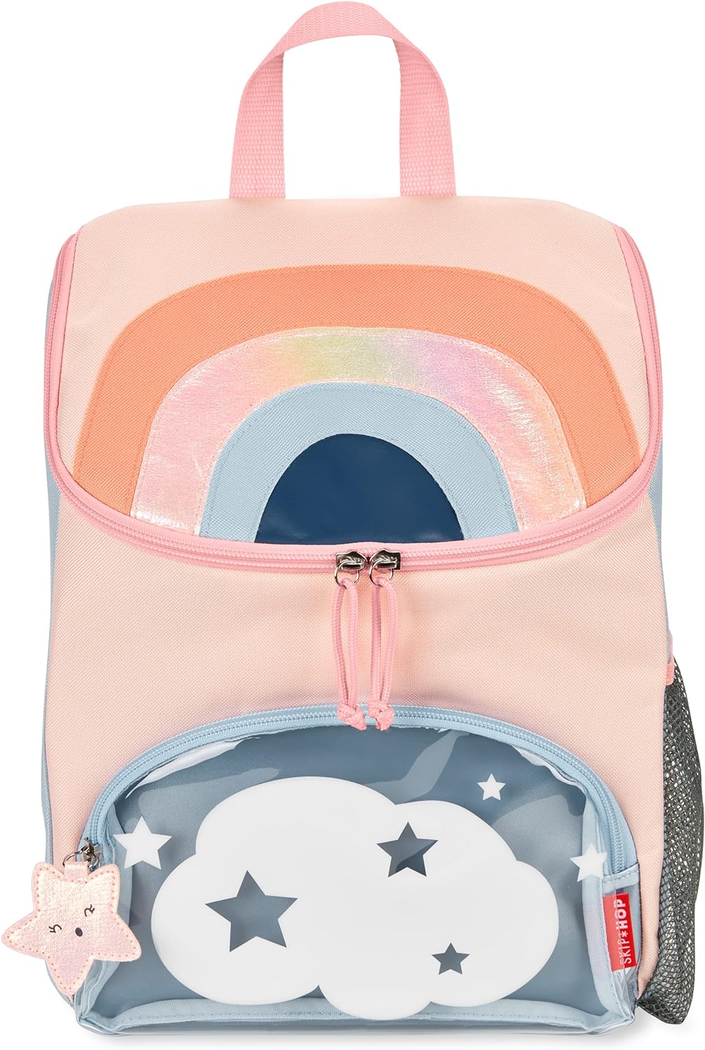 Skip Hop Mochila para niños grandes, arcoíris 14 Pulgadas