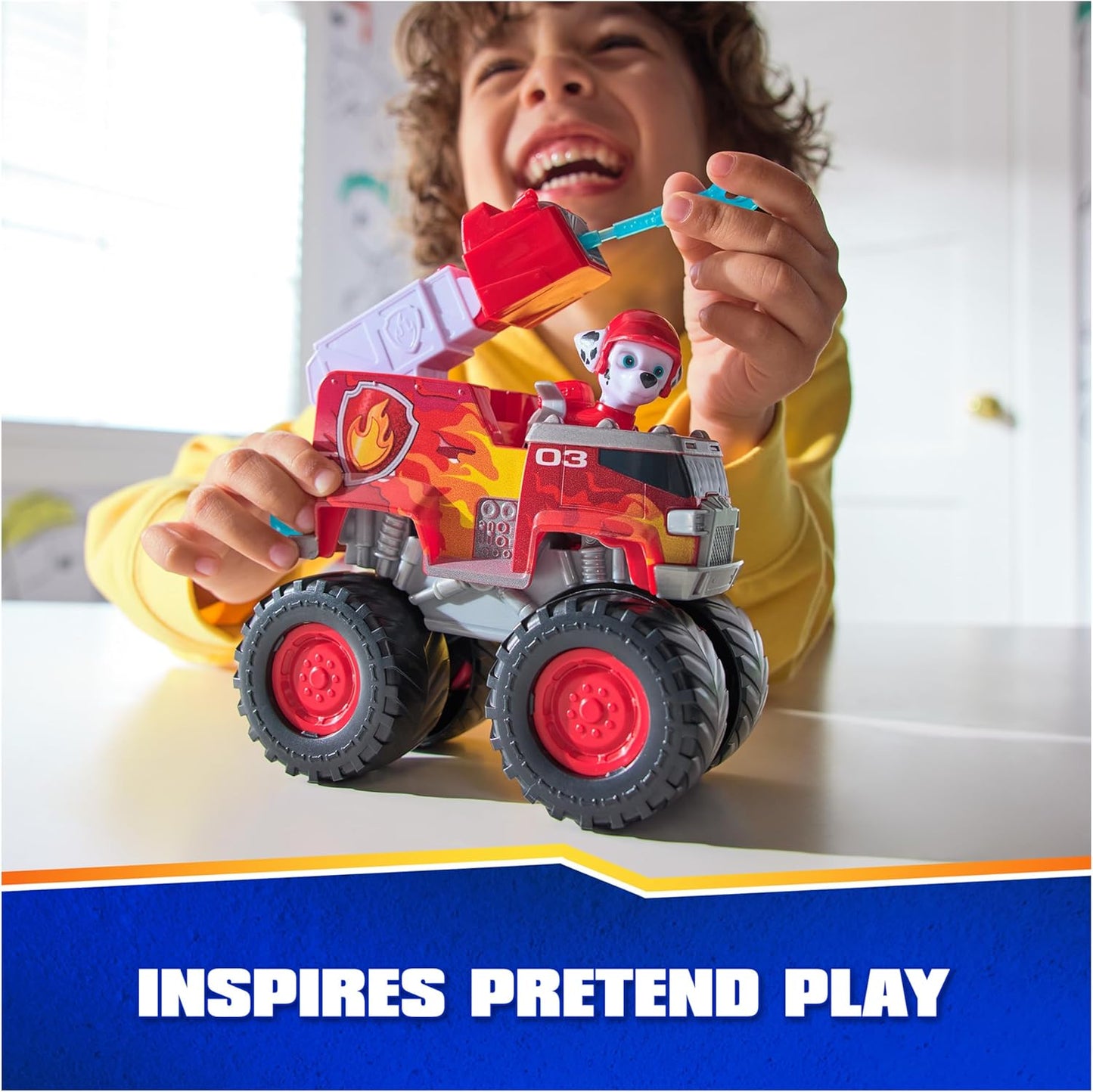 Paw Patrol - Camión de juguete con lanzador de proyectiles