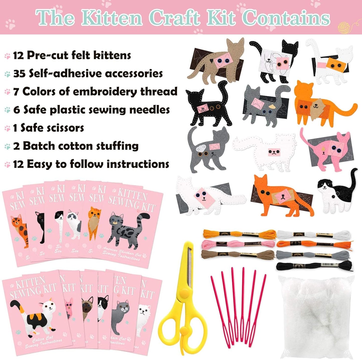 Kit de manualidades de gatito