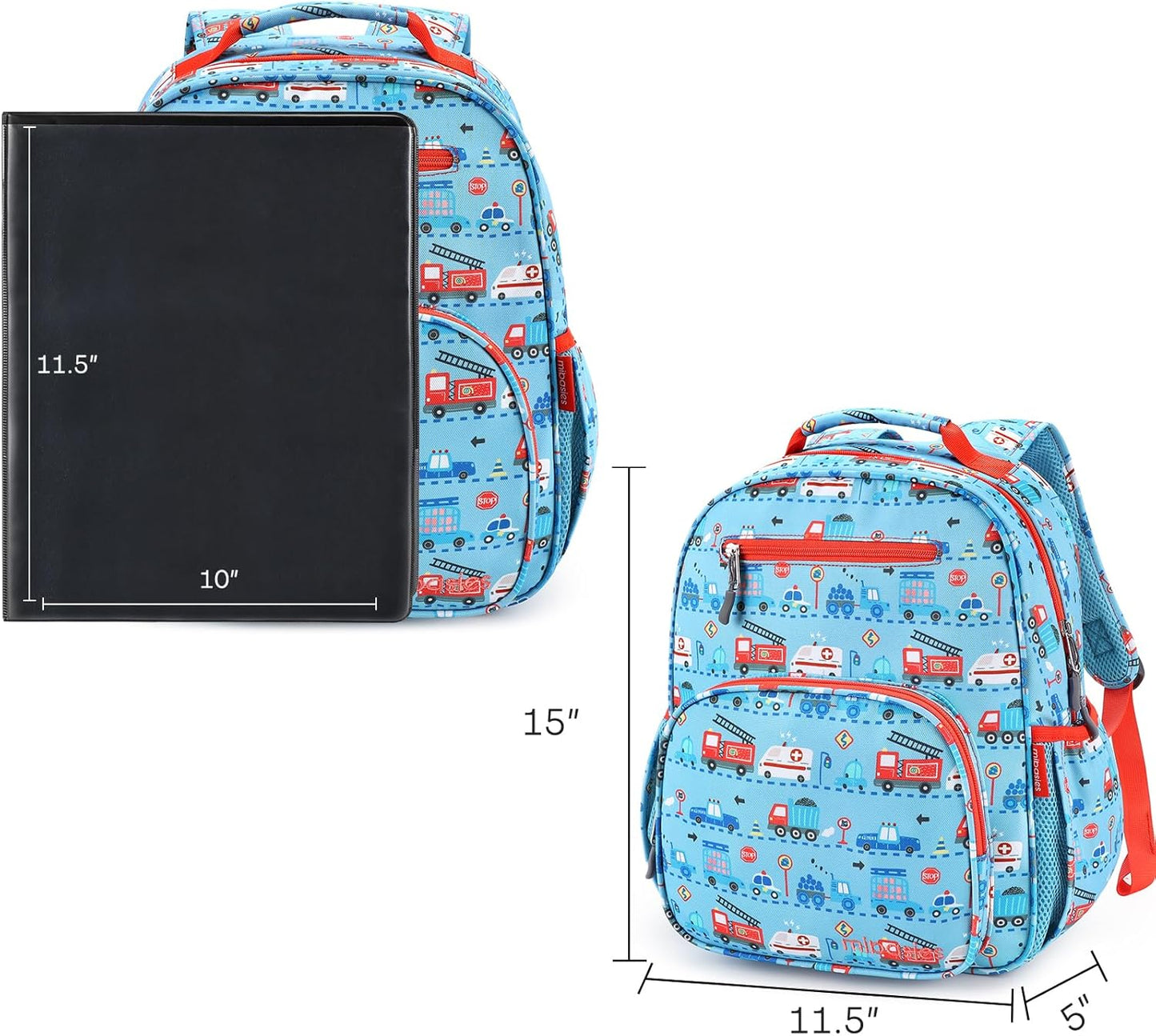 mibasies - Mochila de 15 pulgadas