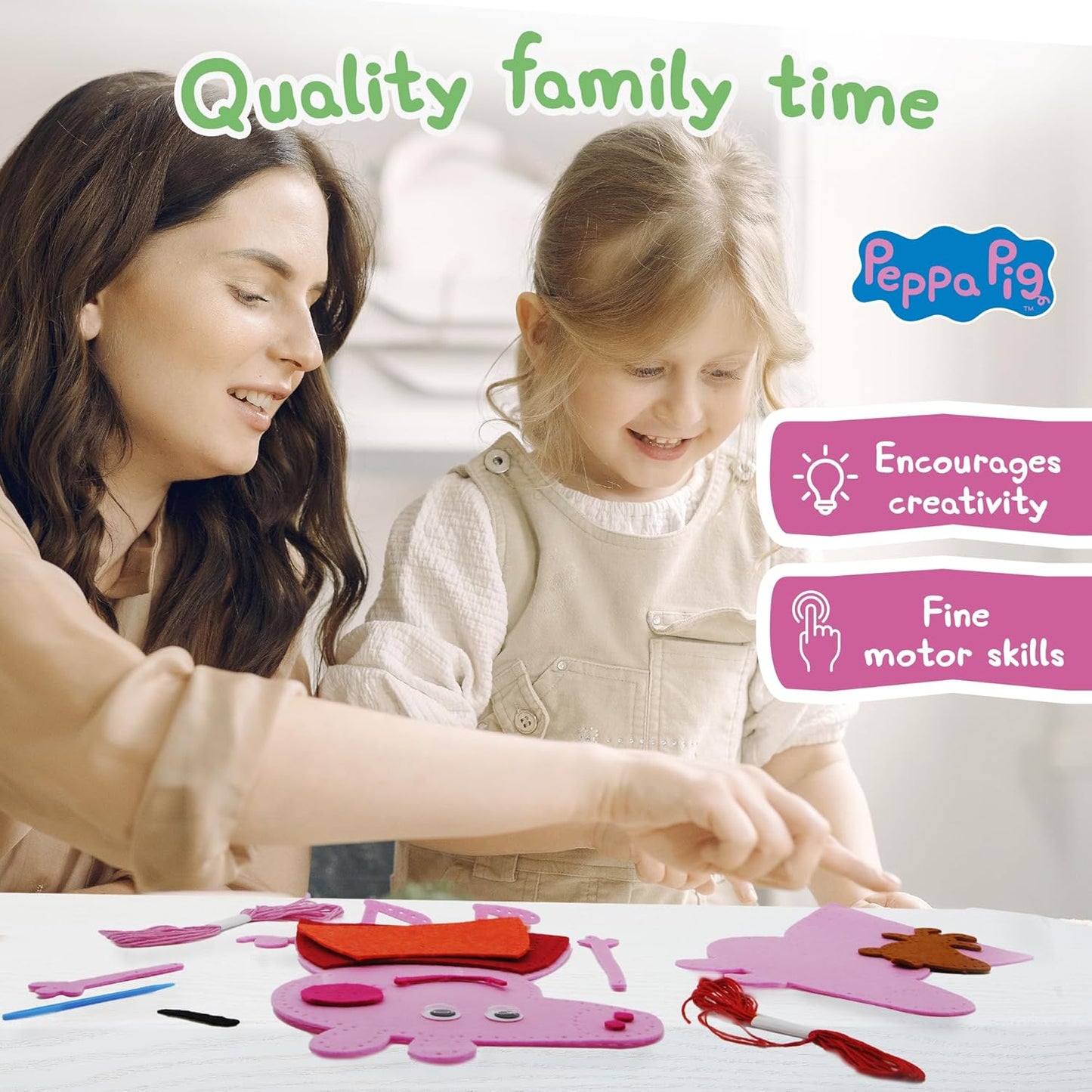kit de costura para niños – Peppa Pig