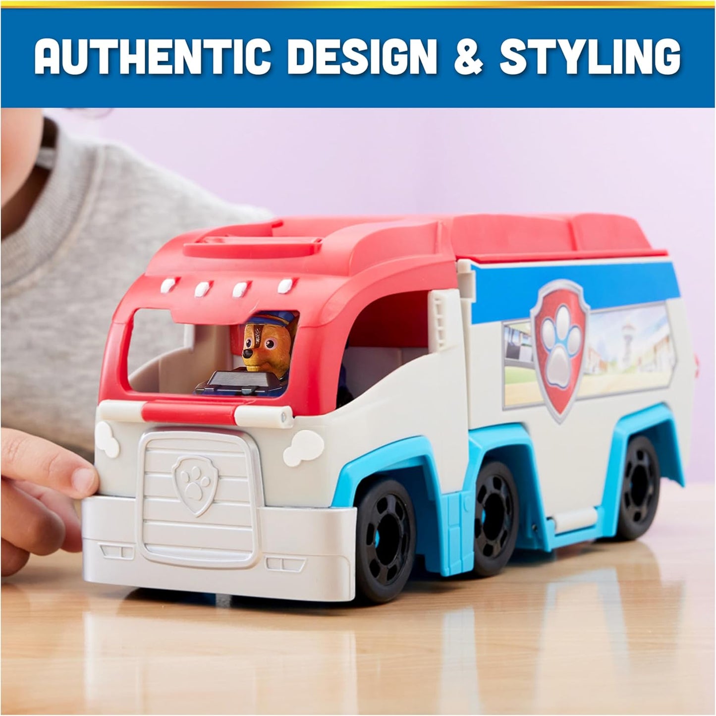 Paw Patrol camión de juguete con auto de juguete